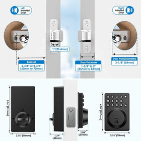 QPW IP54 weather-resistant lock suitable for outdoor entry
