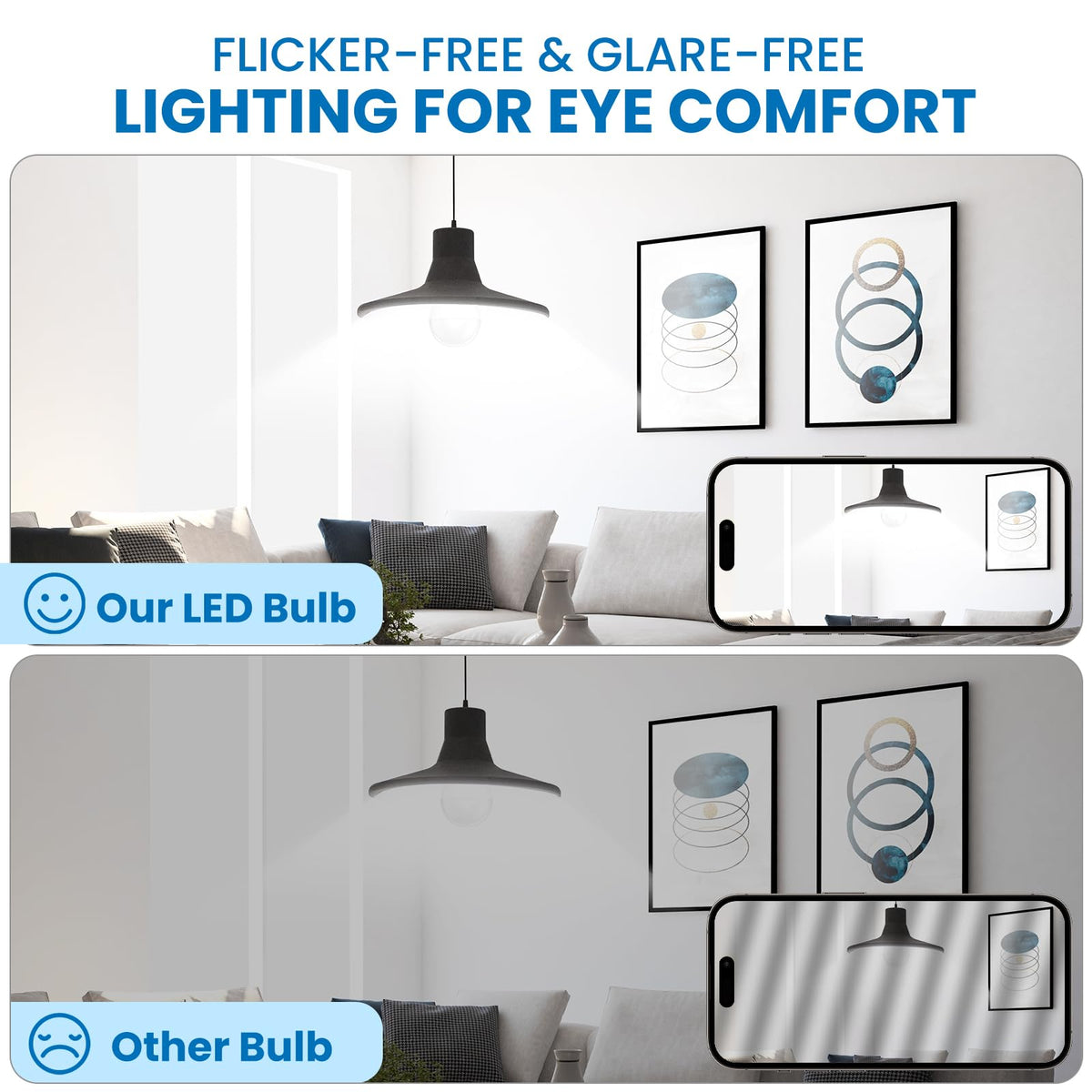 QQLXST porch lighting bulb delivering clear outdoor illumination