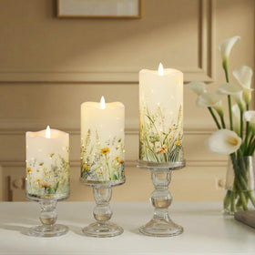 QRF flameless candles battery operation powers hours of light.