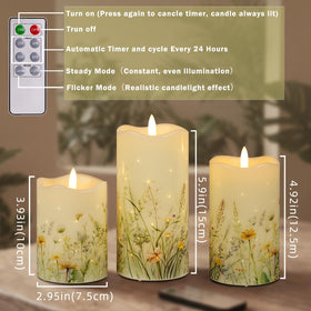 QRF flameless candles outdoor-use suitability for patios and porches.