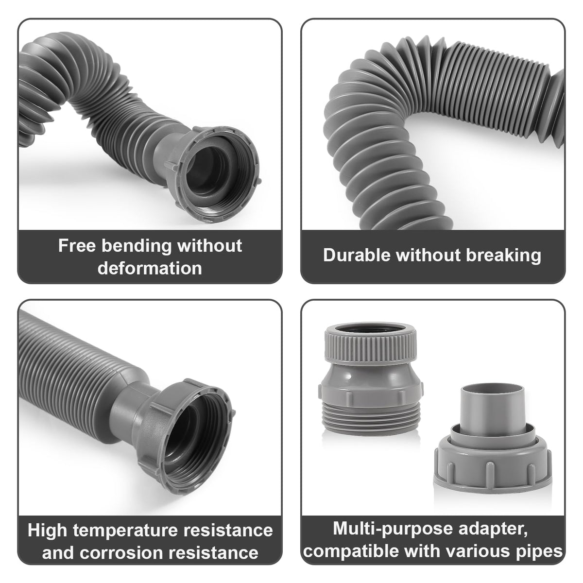 QruiLanTu 360-degree bend helps route hoses around obstacles.