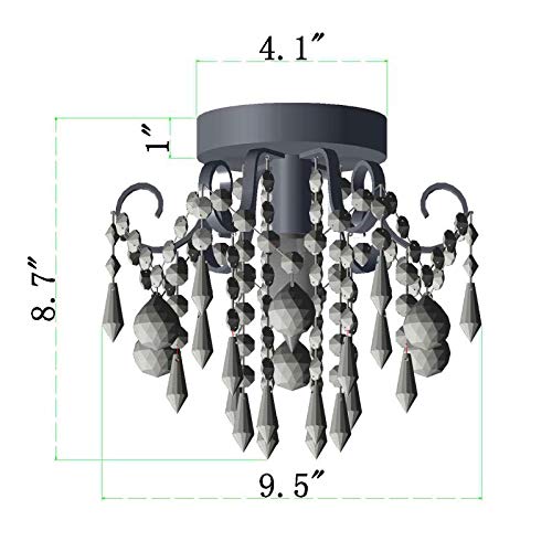 Q&S crystal details highlight sparkling optics ideal for living rooms.