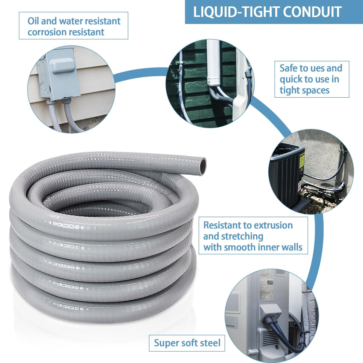 QSHFTO 90-degree fittings enable tight-angle routing in confined spaces.