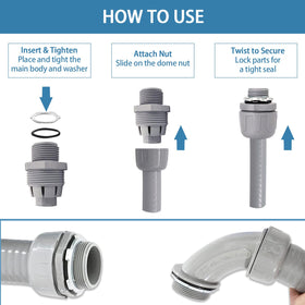 QSHFTO flexible conduit adapts to curved paths and complex layouts.