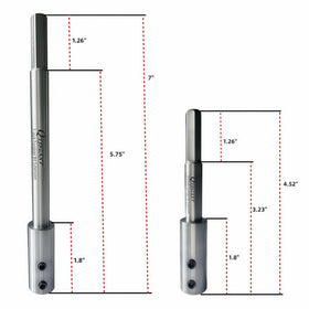 QTJSZXXT Forstner extension 7in length for deep hole work