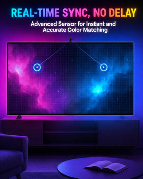 QTU edge-to-edge illumination with 60 LEDs per meter for a seamless glow.