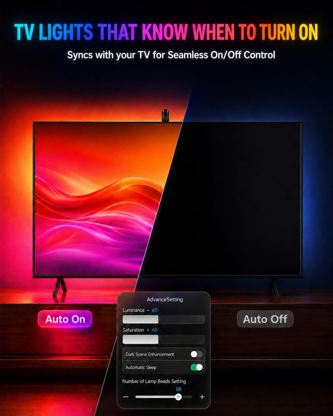 QTU smart app control makes adjustments effortless.