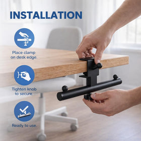 Qtyhod heavy-duty desk backpack hanger suits office, classroom, dorm, and home use