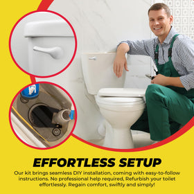 Qualihome easy-install instructions simplify bathroom upgrades.
