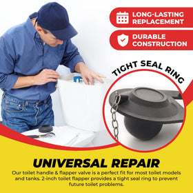 Qualihome universal flush valve compatibility supports versatile replacement