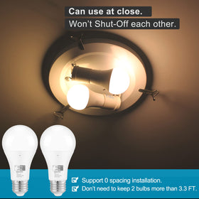 Qualilux 60W-equivalent LED bulb provides bright 850 lumens for exterior spaces.