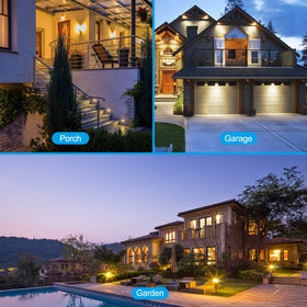 Qualilux long-life bulbs reach up to 25,000 hours for dependable outdoor lighting.