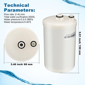 Qualirey premium granular activated carbon filter demonstrates stronger adsorption for tastier water.