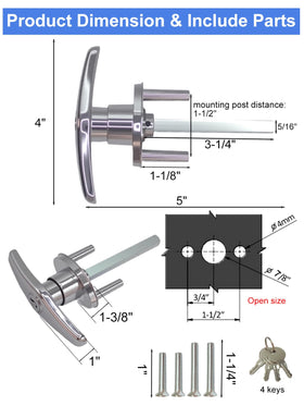 Quality Life die-cast zinc construction provides durable exterior hardware