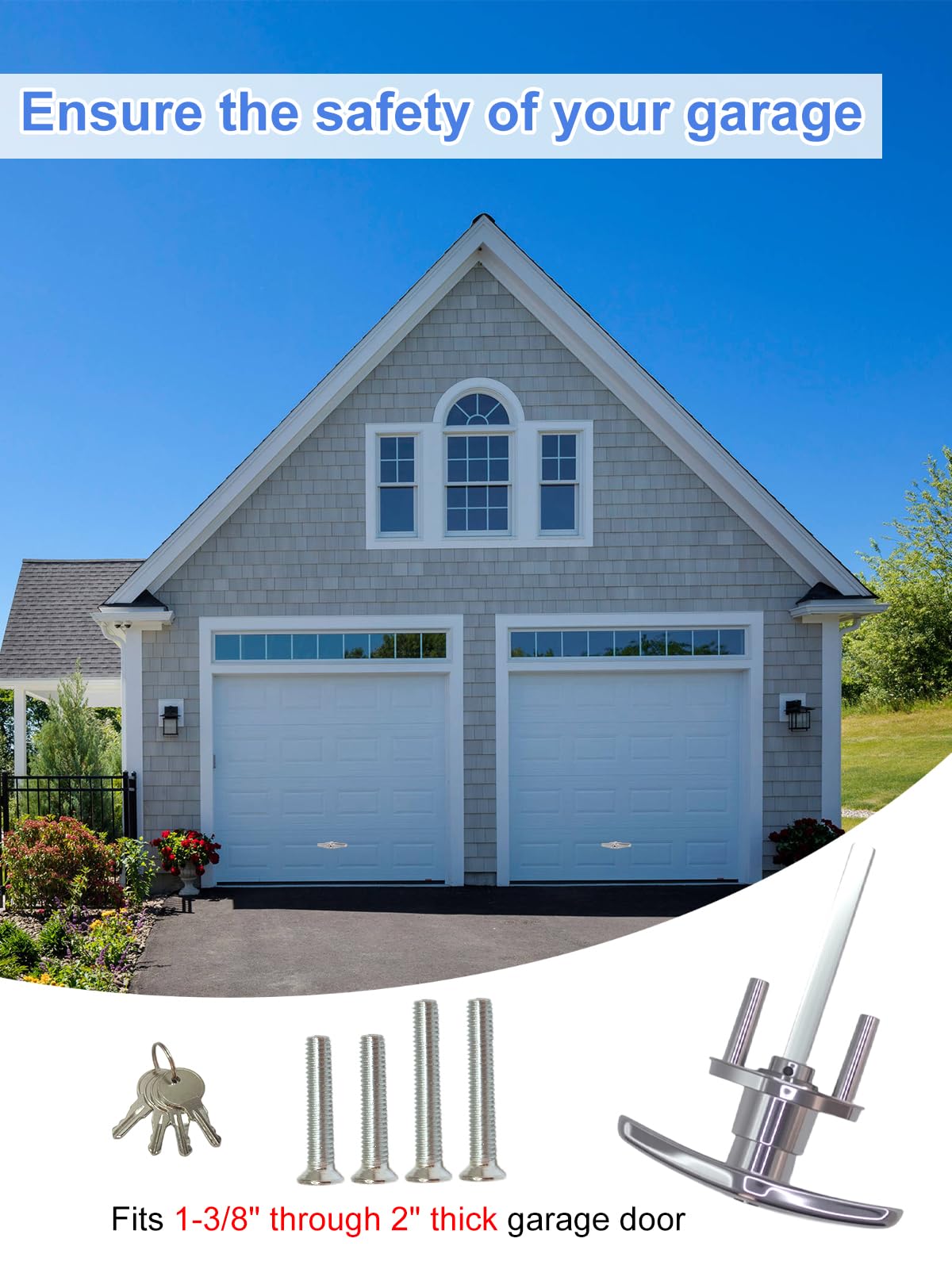 Quality Life T-handle with keys in hand demonstrates secure access options