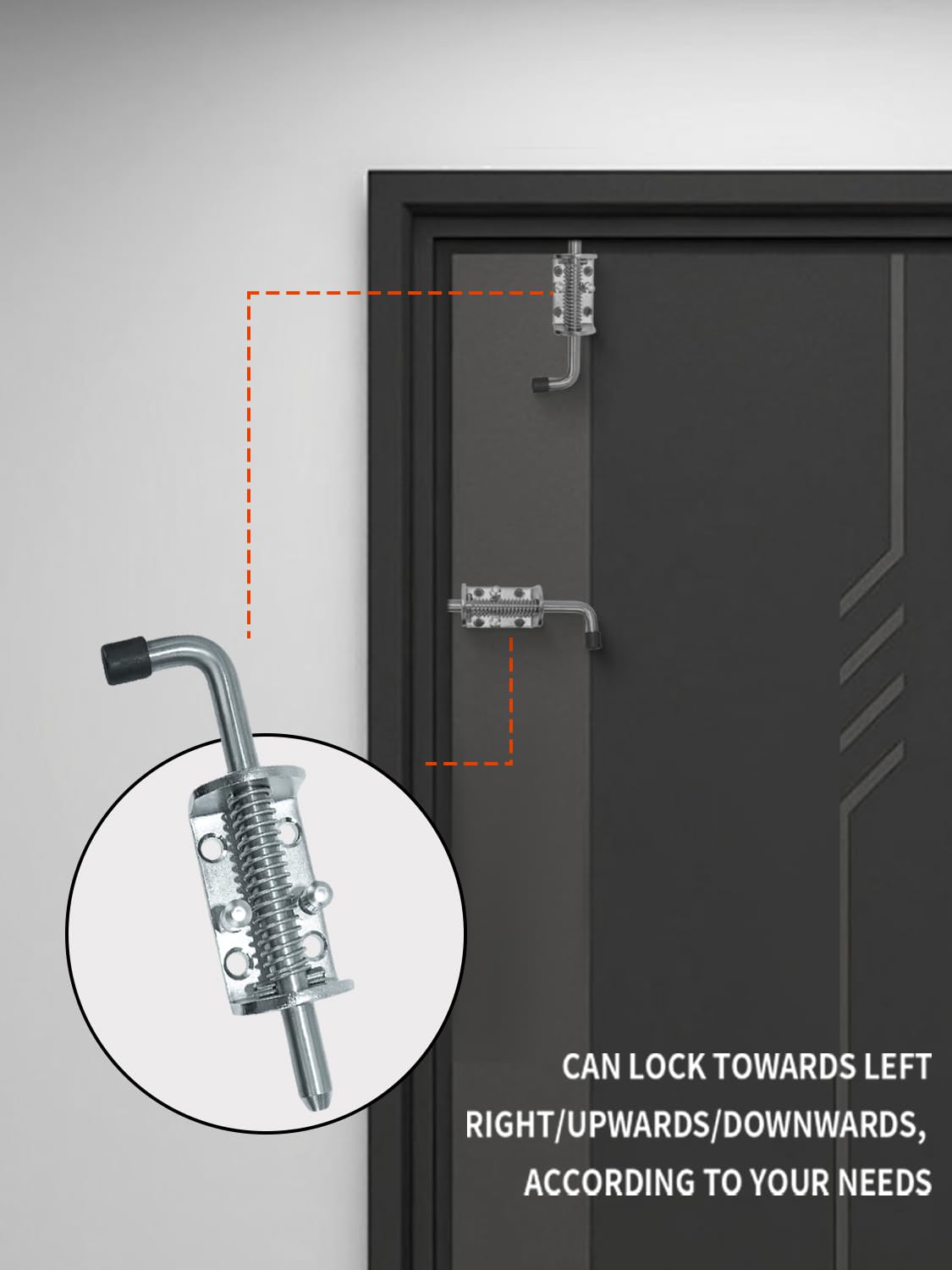 Quality Life zinc-plated solid steel construction resists corrosion and wear