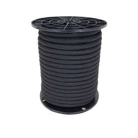 Quality Nylon Rope QNR 38in black shock cord on a spool for outdoor use