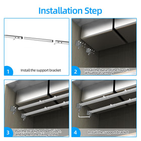 Qualward measurement guide image illustrates three adjustable ranges for fit.