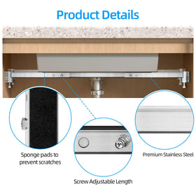 Qualward rustproof construction withstands humid kitchen conditions for long-lasting use.