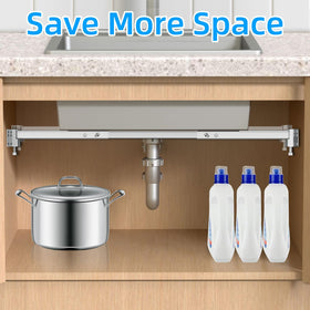 Qualward sink brackets weight distribution design delivers stable load handling.