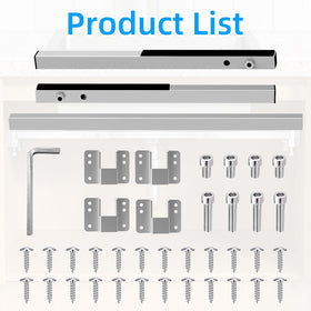 Qualward sink repair solution brackets show weight-sharing design to prevent sag.