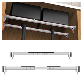 Qualward undermount sink brackets assembly demonstrates secure rustproof support.