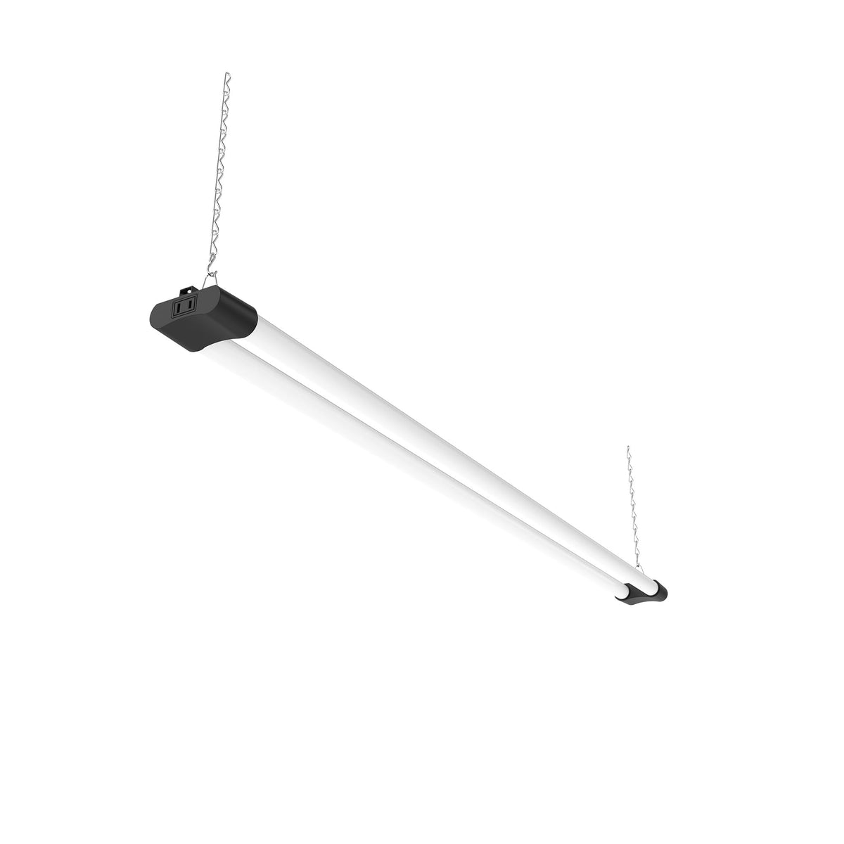 Quarterback 4FT LED shop light with inline switch for easy power control in workshops.