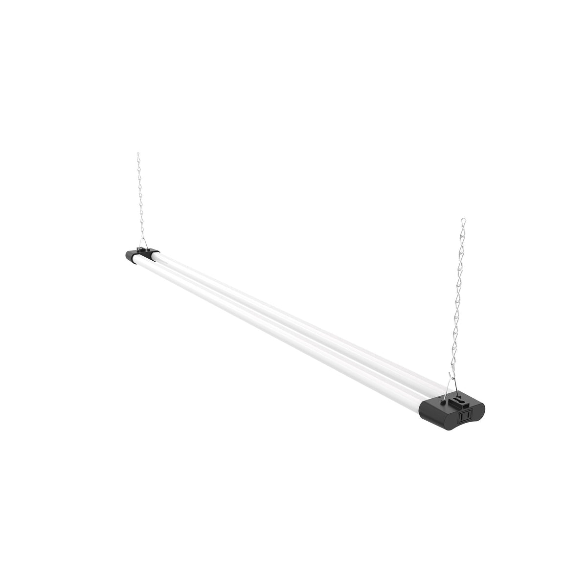 Quarterback 4FT LED shop light surface mount for tidy overhead garage illumination.