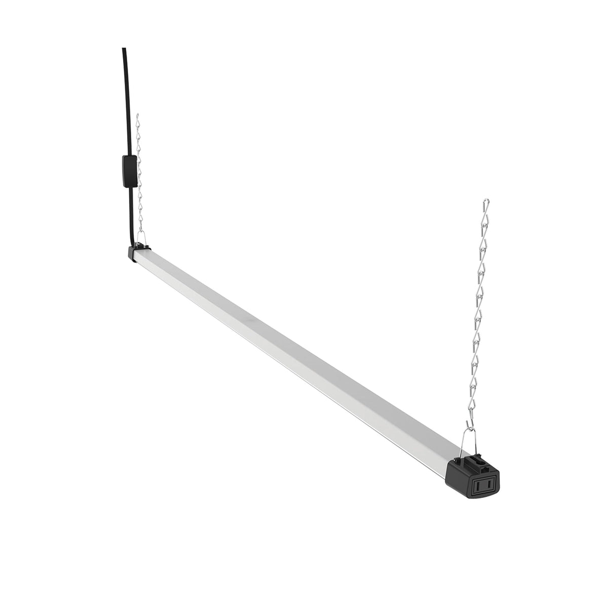 Quarterback LED shop light with inline switch for quick on/off control.