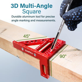 Quasinch laser-etched scale ensures clear, lasting markings on the ruler.