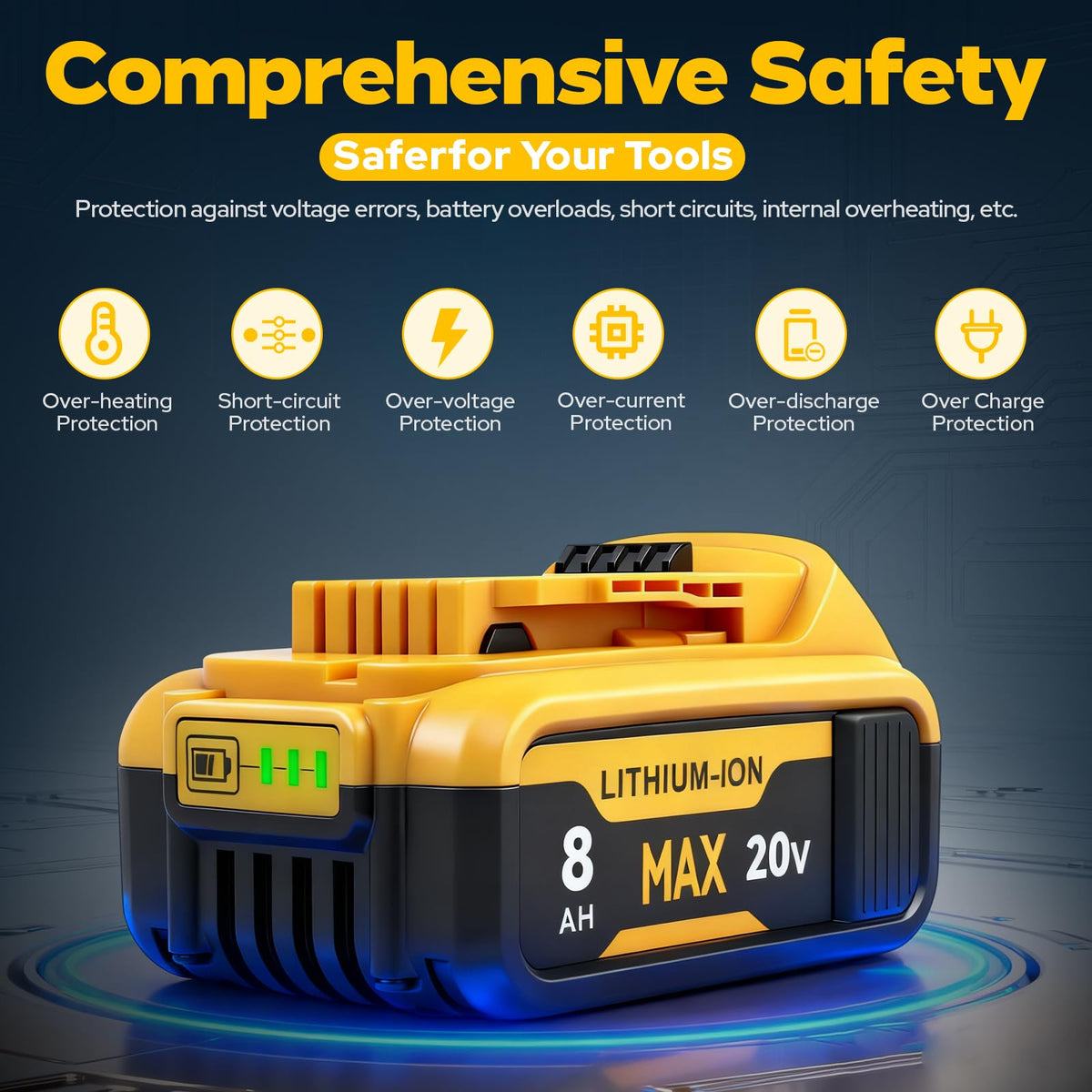 QUASYREALIM battery safety protections against overloads