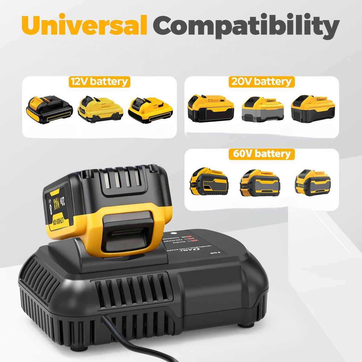 QUASYREALIM DCB1106 charger shows quick, reliable charging.