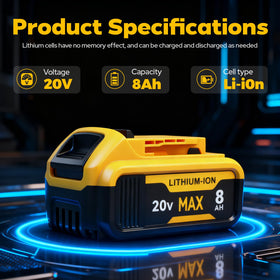 QUASYREALIM DEWALT 20V Max compatible battery for tools