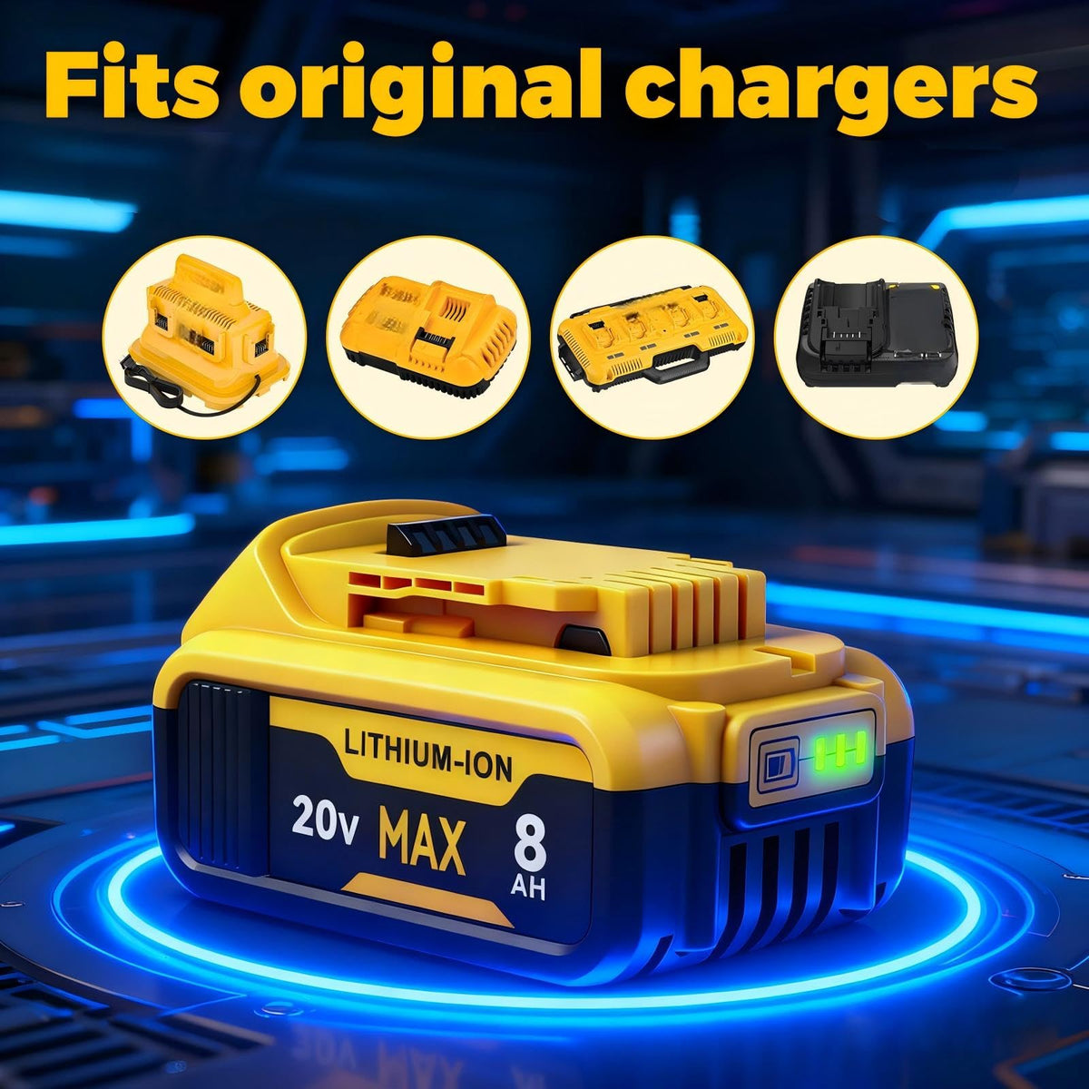 QUASYREALIM extended runtime battery for demanding tasks