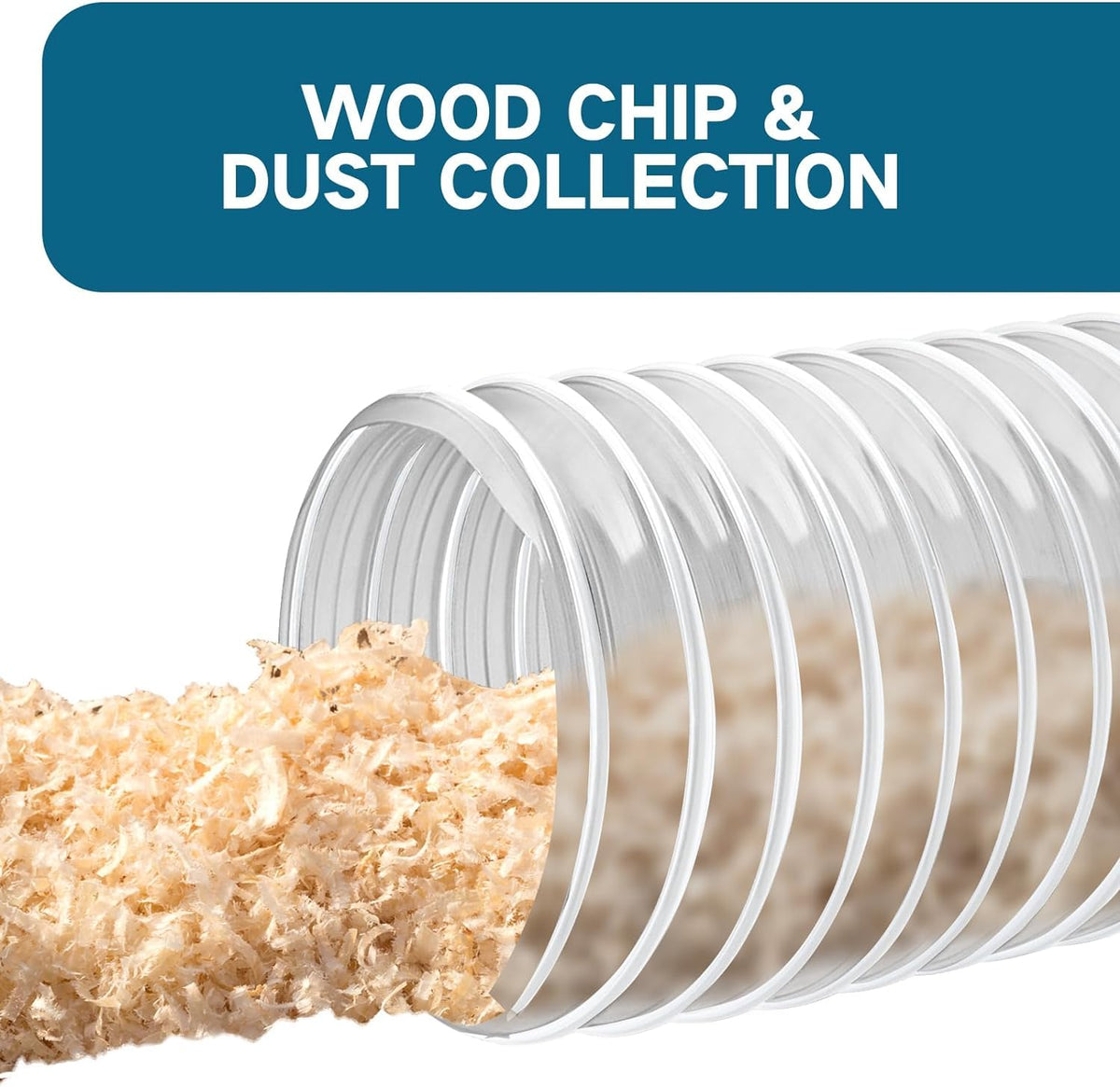 Qucship compatibility with dust collectors, shop vacuums, and woodworking systems
