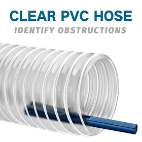 Qucship hose connects easily to dust collection systems and shop vacuums