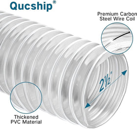 Qucship grounding-ready hose end design seen during setup