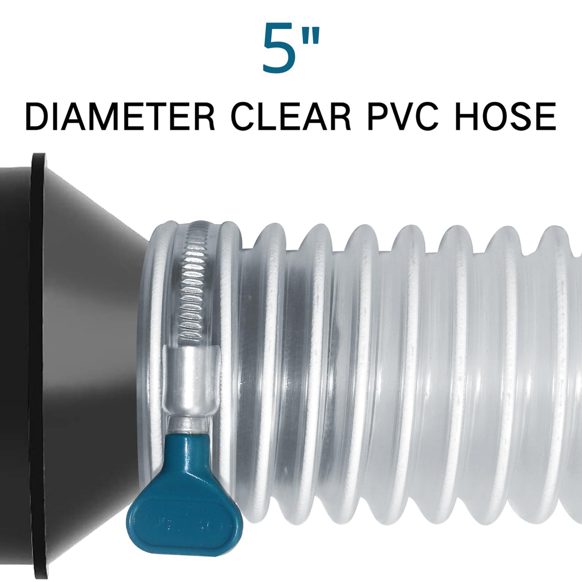 Qucship hose in workshop use supports cleanups after cutting and sanding tasks.