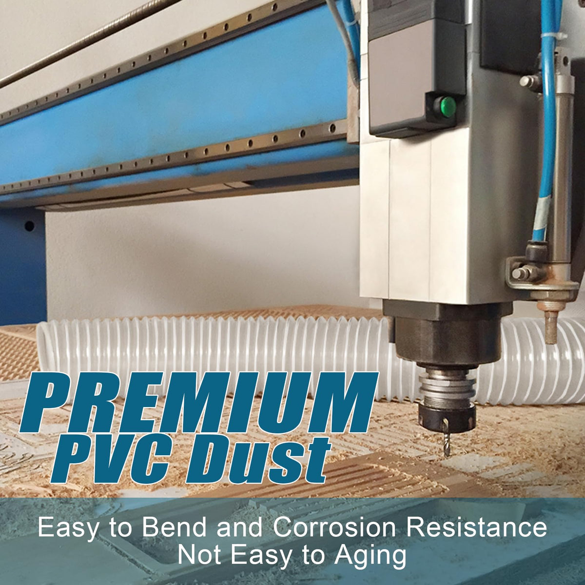 Qucship industrial vacuum compatibility hose suited for shop vacs