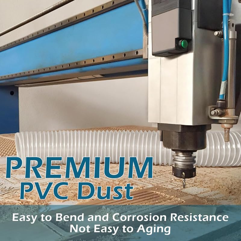 Qucship reinforced design hose ready for heavy dust tasks