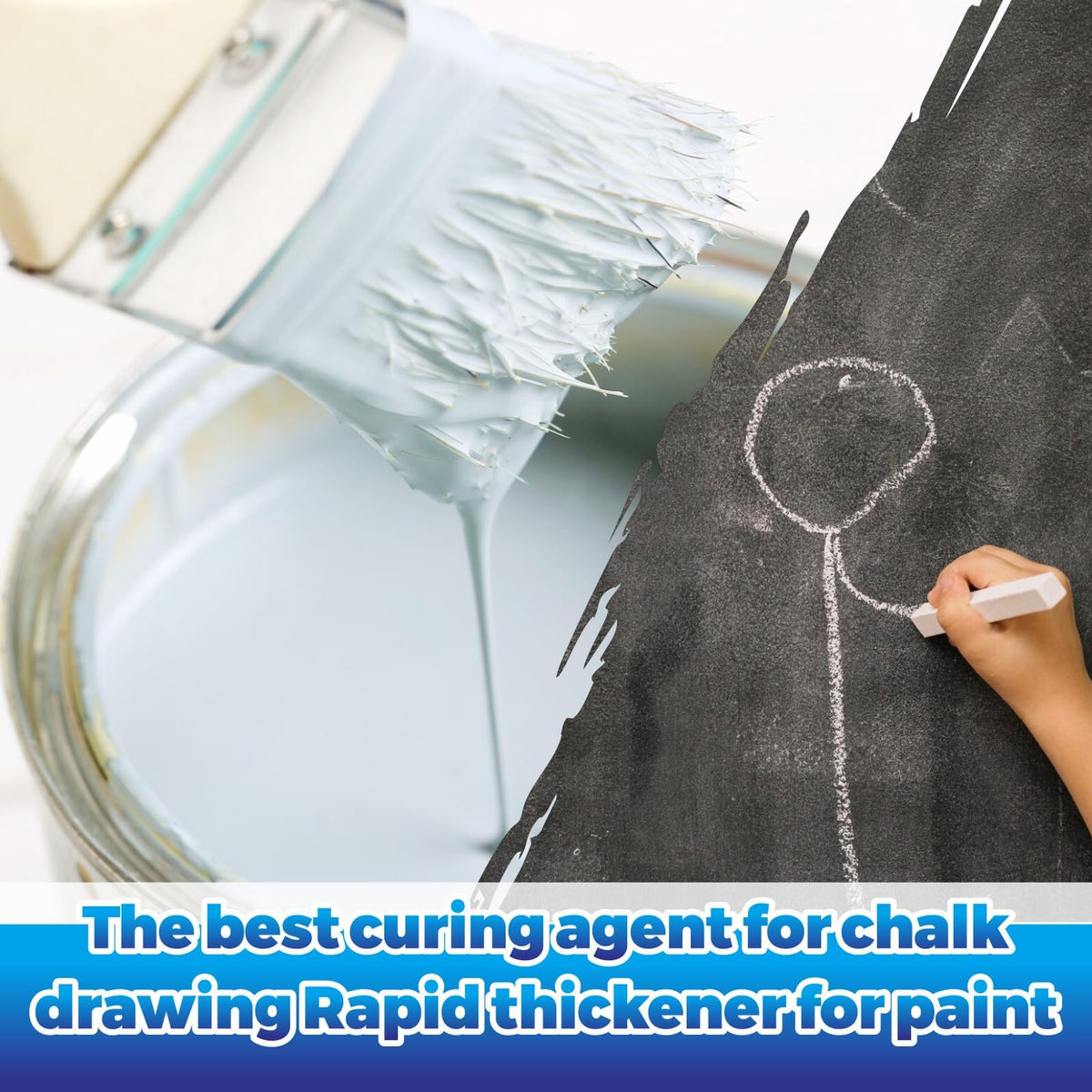 Qucship Talc as a paint thickener for smoother coats and faster workability.