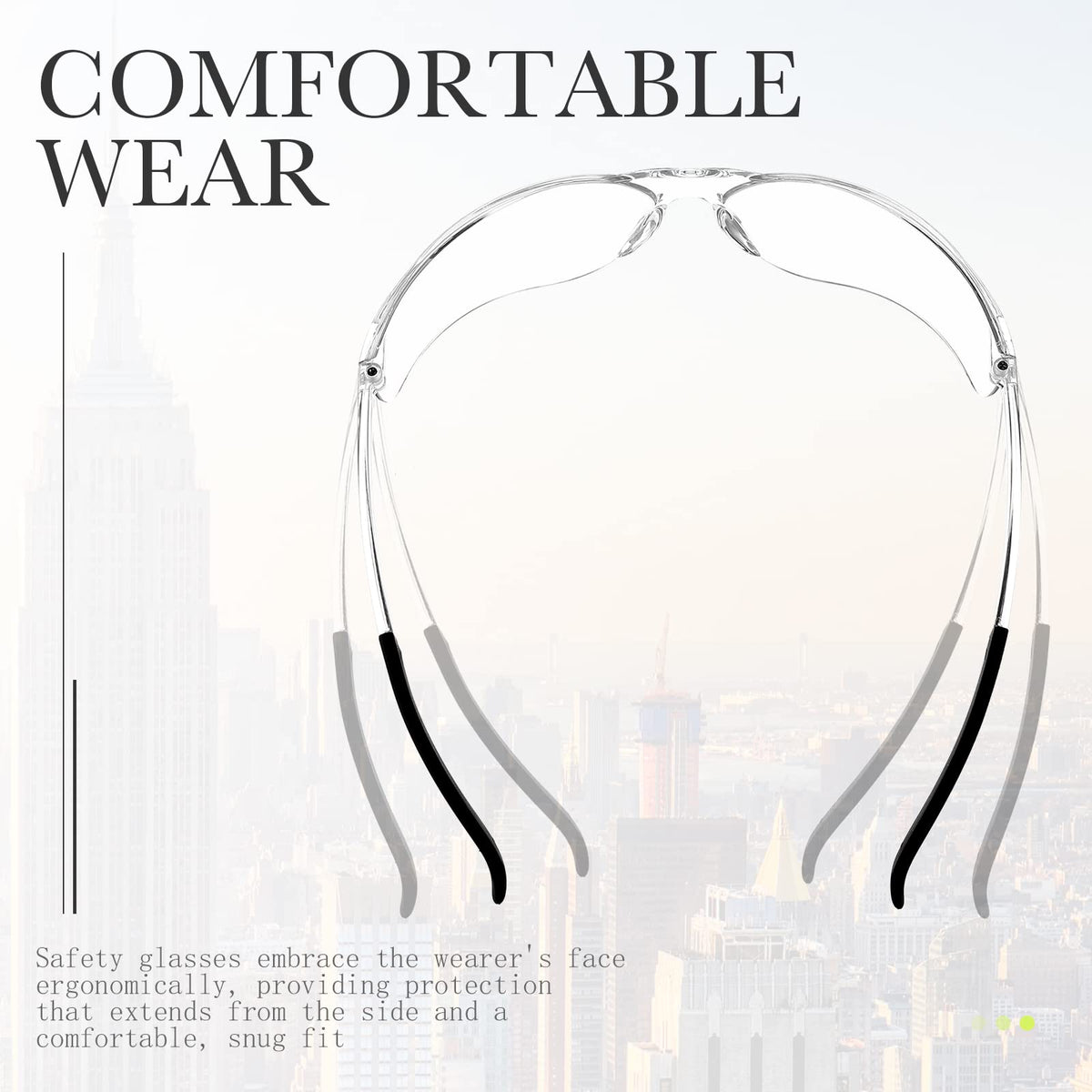 Queekay one-size-fits-most frames fit most faces comfortably for teams or families.