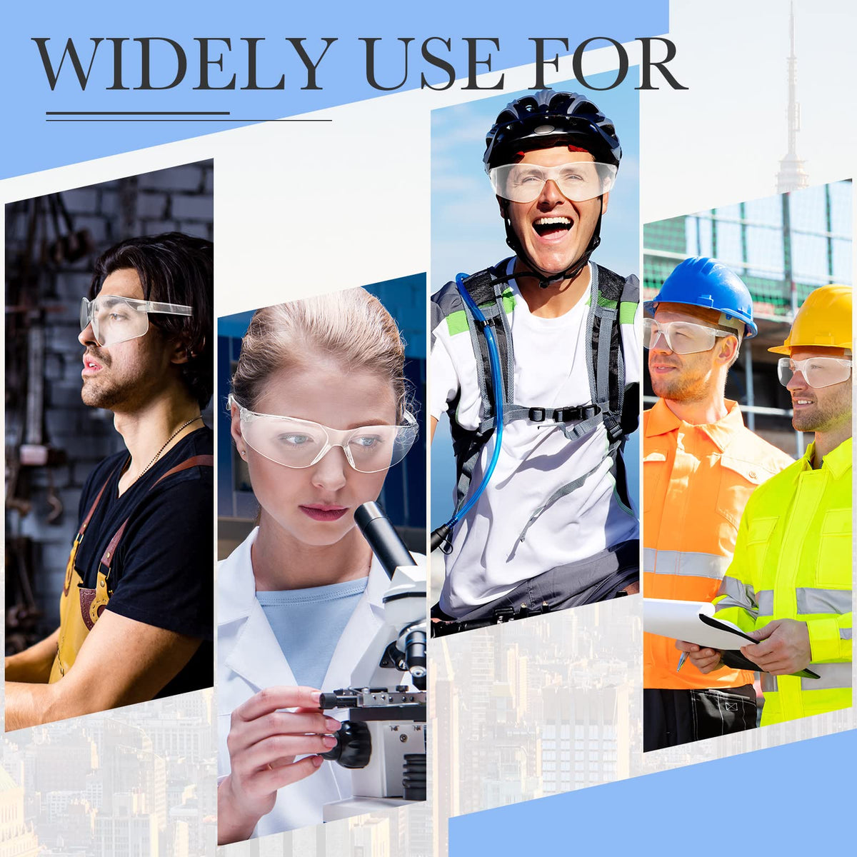 Queekay portable glasses tuck into pockets for quick eyewear backup.