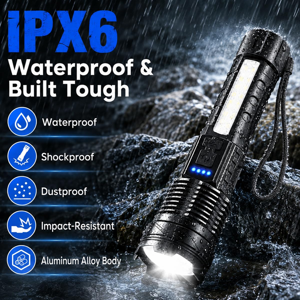 Queena compact portable light easy to carry anywhere
