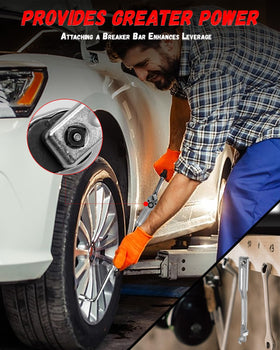 QuickWOLF Wrench Extender Tool made of durable alloy steel for long-lasting performance.