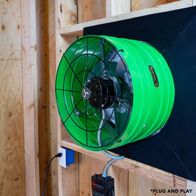 Quietcool AFG SMT ES-3.0 plug-and-play setup with no wiring required.