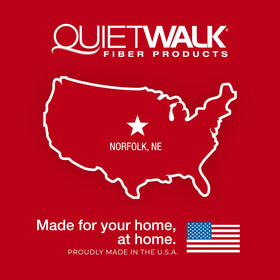 QuietWalk LV underlayment offers sound absorption for quieter living spaces.