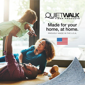 QuietWalk Underlayment with Dri-Wick technology for moisture management