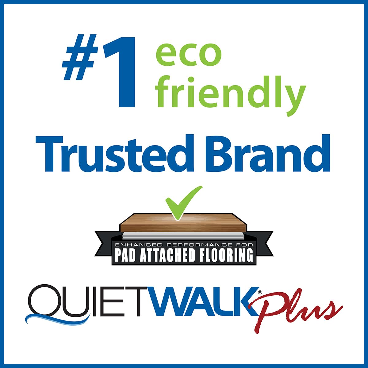 QuietWalk Underlayment provides sound absorption under laminate and hardwood floors
