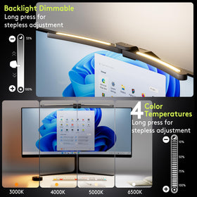Quntis clip-on design attaches securely to most monitors without clutter.